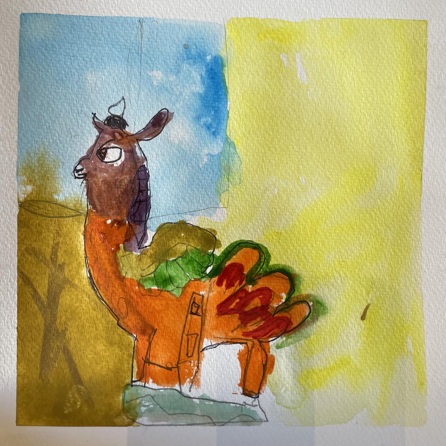 October 13 Woofus Watercolor Morning Camp