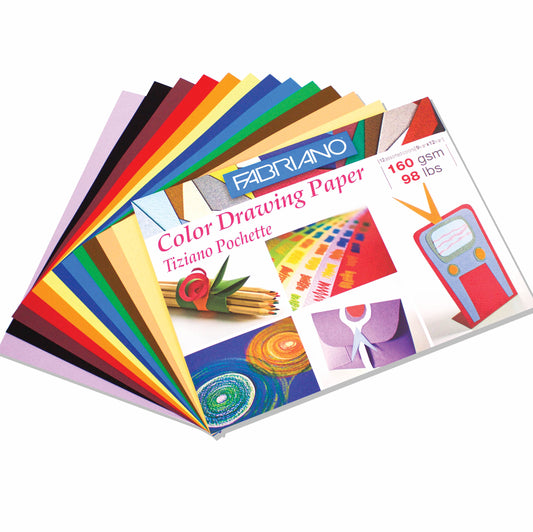 Fabriano Tiziano 9"x12" Color Drawing Paper Pochette