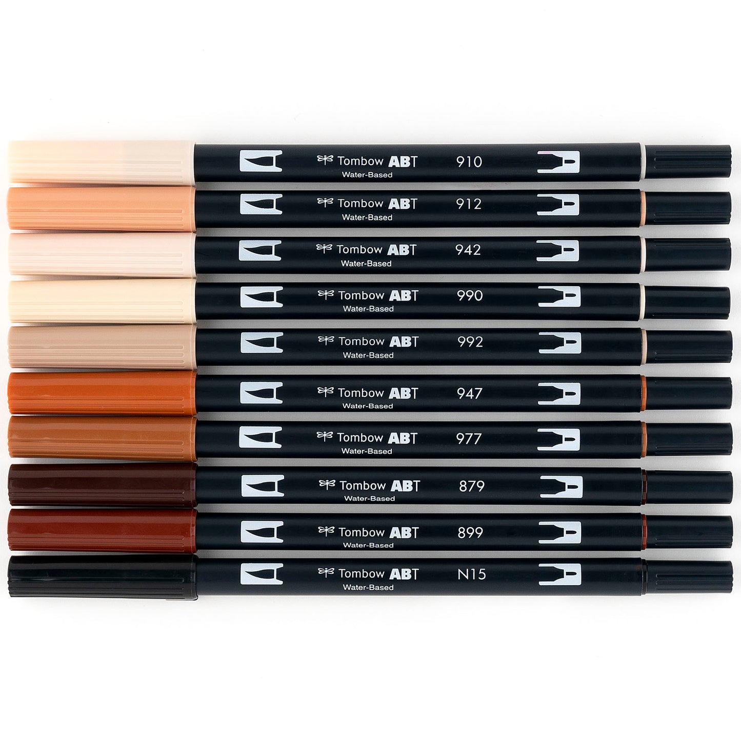 Tombow Dual Brush Pen 10-Color Sets
