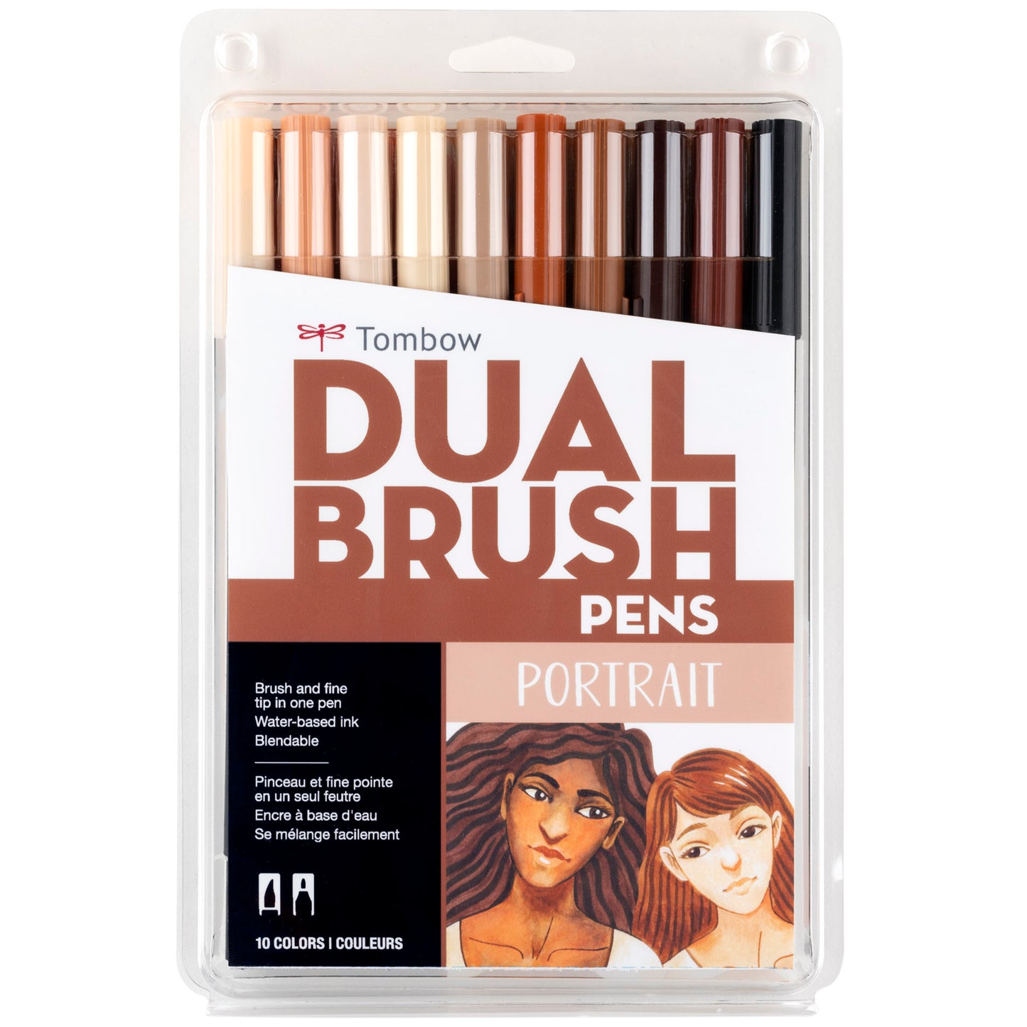 Tombow Dual Brush Pen 10-Color Sets