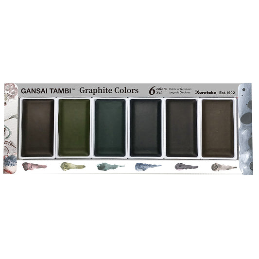 Gansai Tambi 6 Color Graphite Watercolor