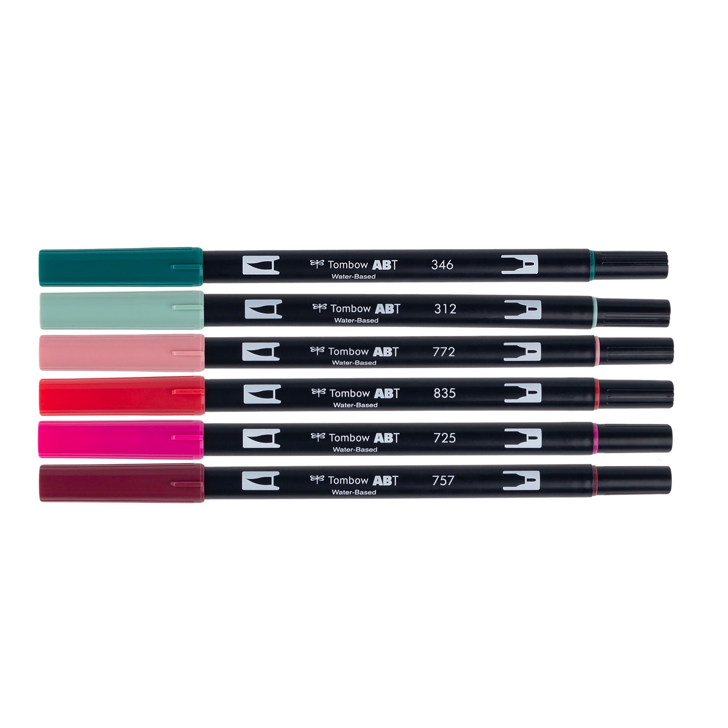 Tombow Dual Brush Pen 6-Color Sets