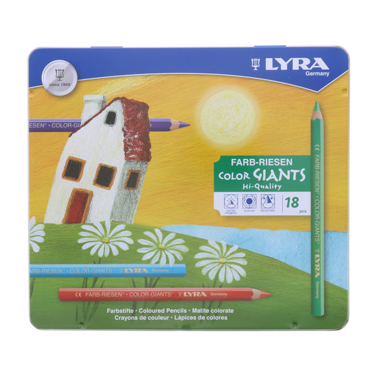 Lyra Color-Giants Colored Pencil Set 18 Count