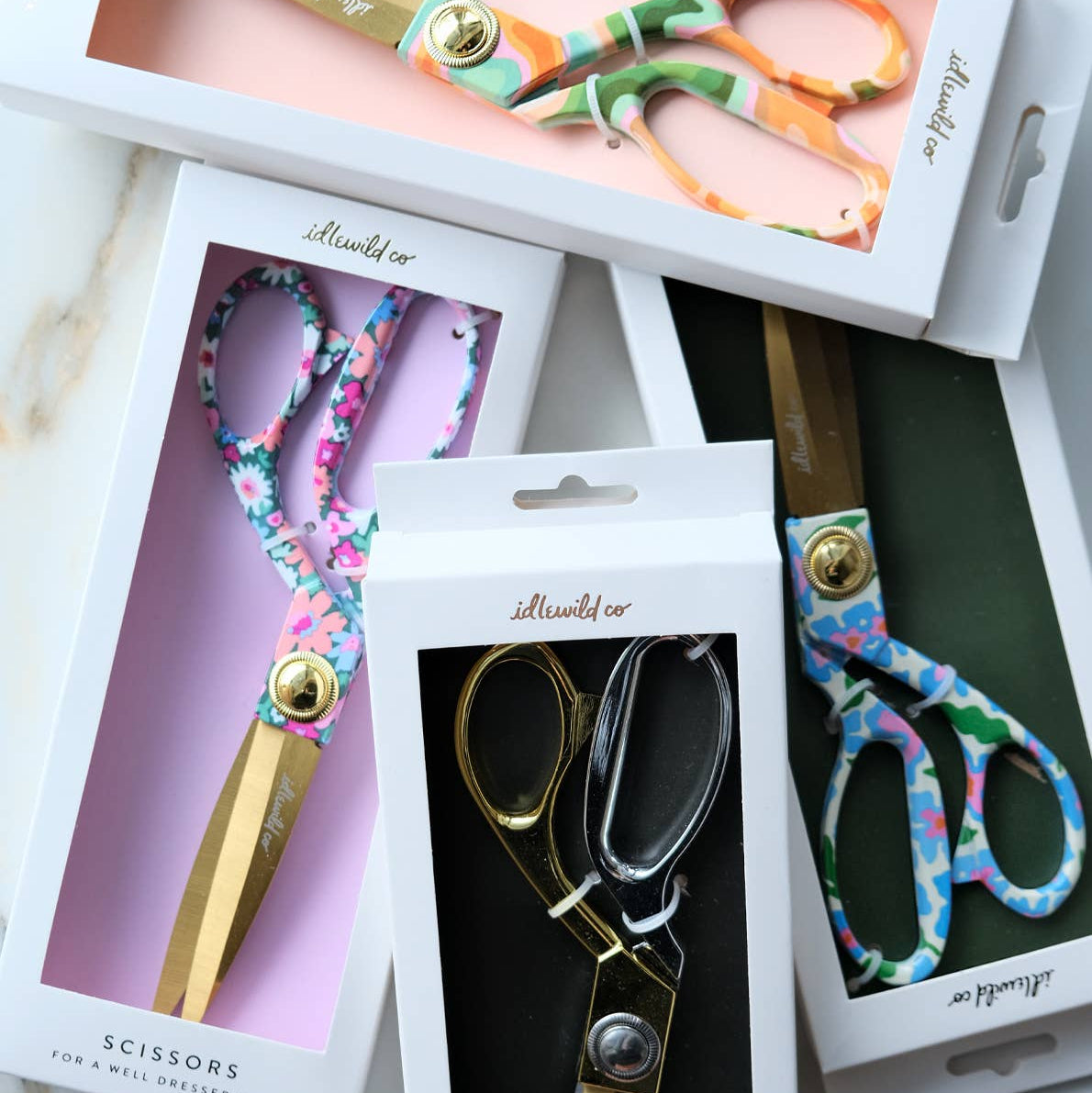 Idlewild Co. Designer Scissors | Trippy Daisies
