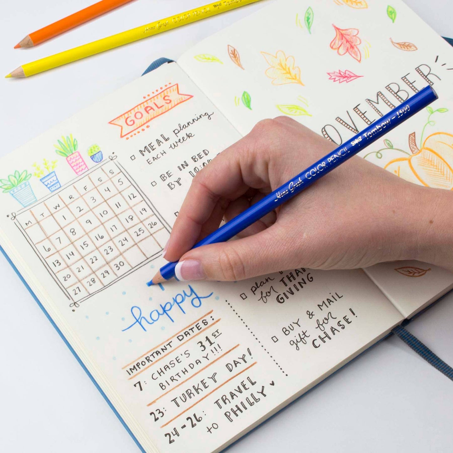 Tombow 1500 Series Colored Pencils - 24PC Set