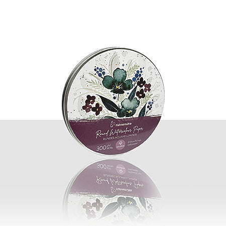 Hahnemuehle Expressions Watercolor Round Paper Tin Set