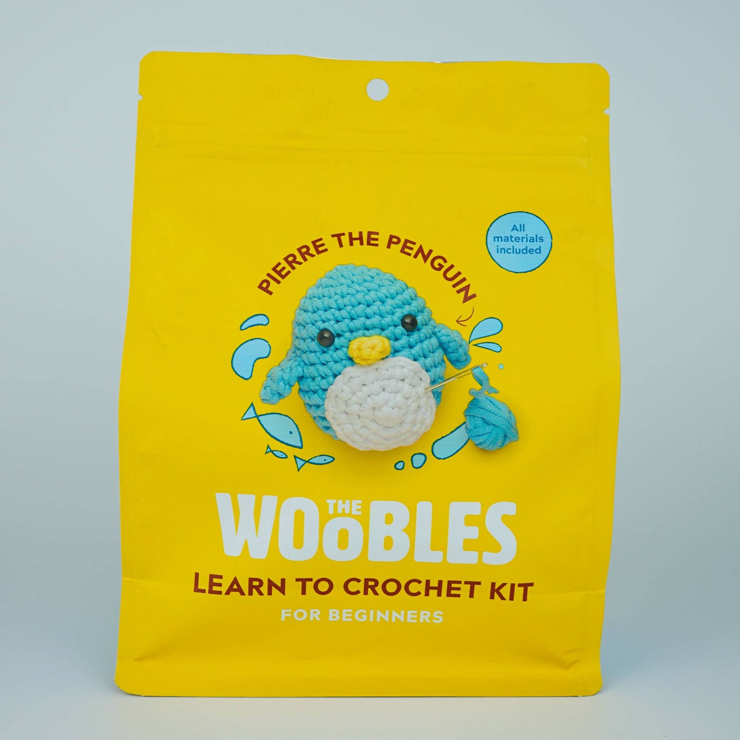 Woobles Pierre the Penguin Beginner Crochet Kit