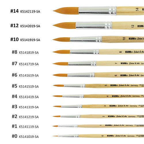 KUM School & Art Round No. 10 Brush