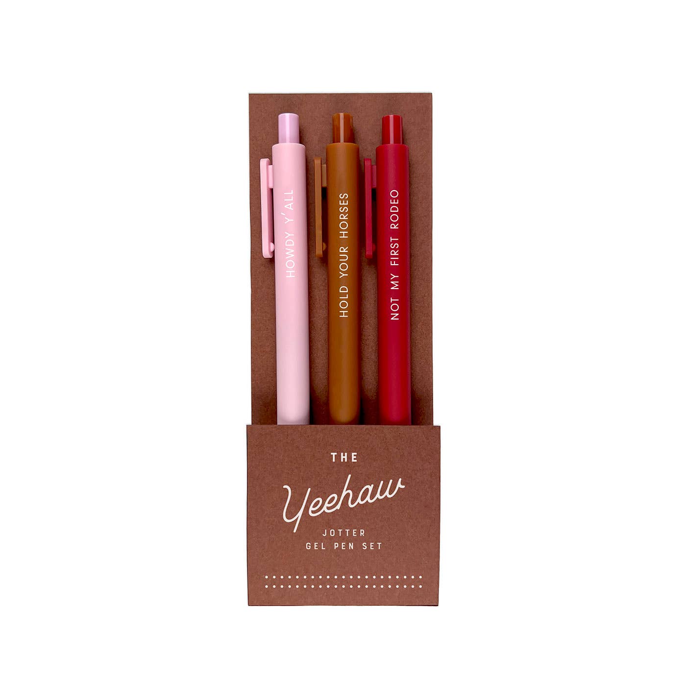 Ruff House Print Shop Jotter Gel Pen: Set of 3