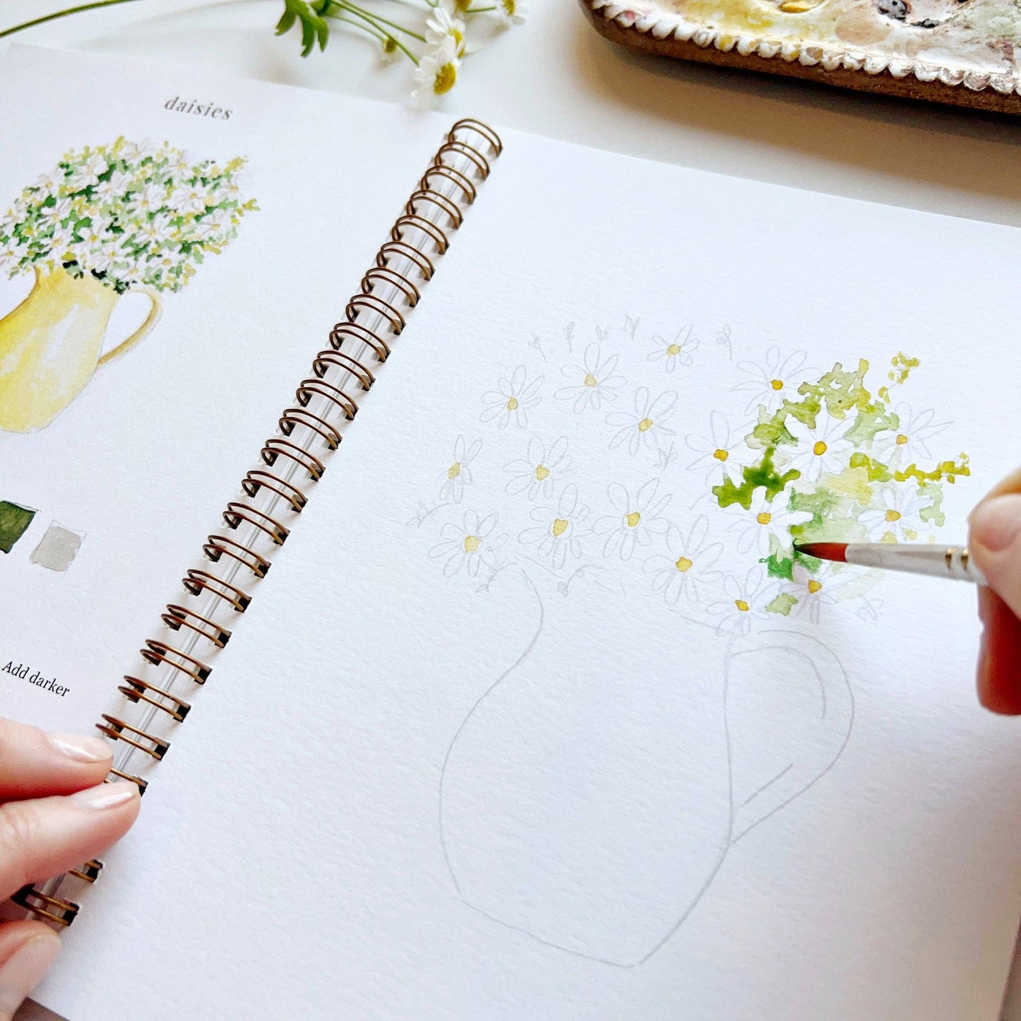 Emily Lex Studio - Flowers watercolor workbook