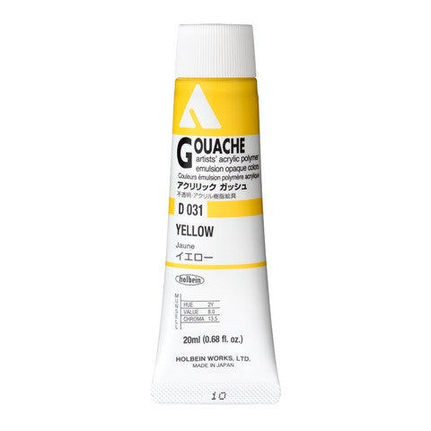 Holbein Acryla Gouache 20 ml tubes
