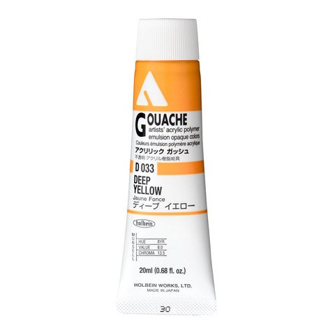 Holbein Acryla Gouache 20 ml tubes