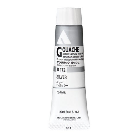 Holbein Acryla Gouache 20 mL Tubes Metallic Colors