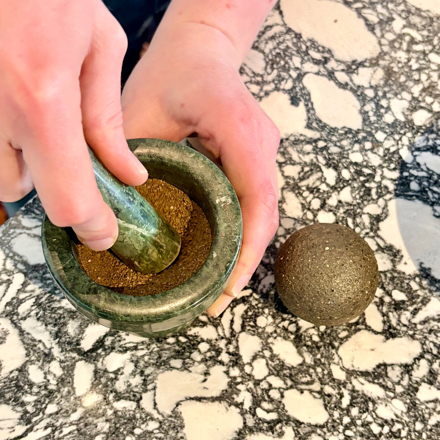 Sept 27 Hikaru Dorodango in the Garden
