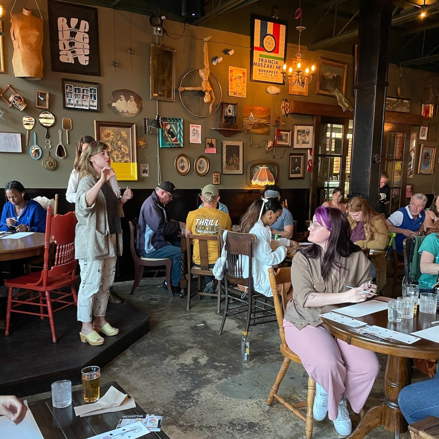 Make Art in the Bar: Jaquval Brewing Co. in Bishop Arts