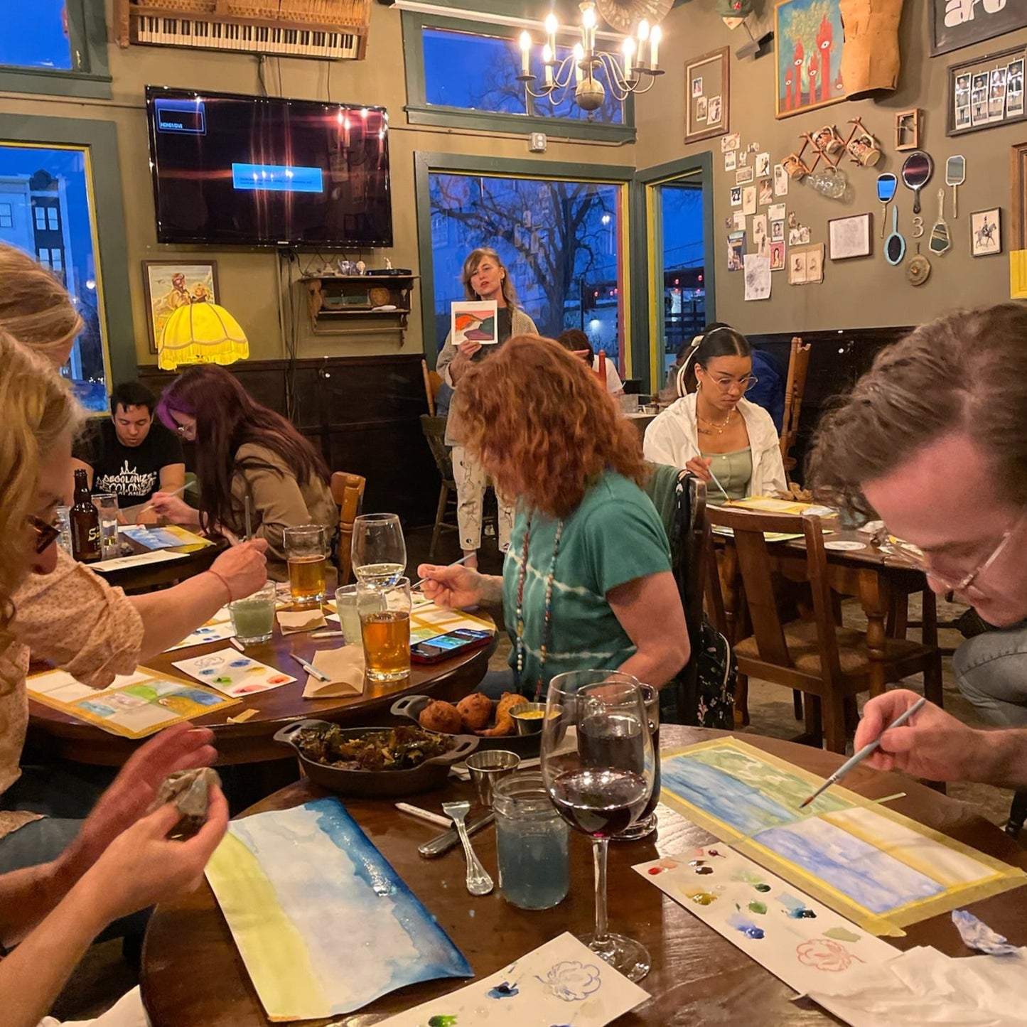 Make Art in the Bar: Jaquval Brewing Co. in Bishop Arts