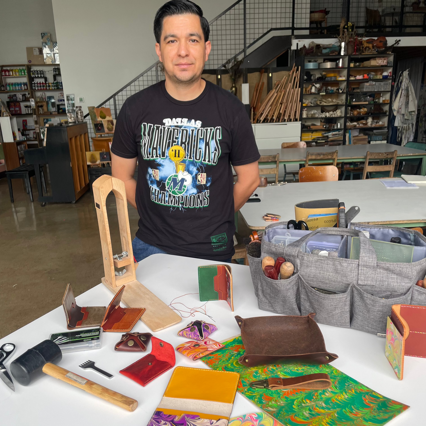 March 14 Leather Passport Wallet