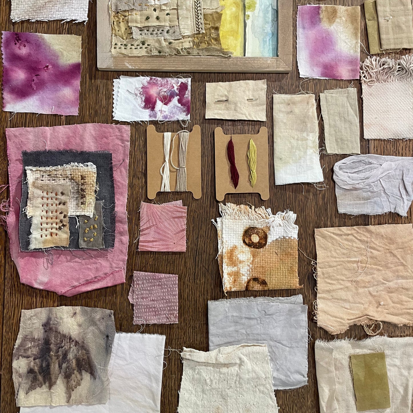 January 11 Sunday Slow Stitch + Natural Dyes