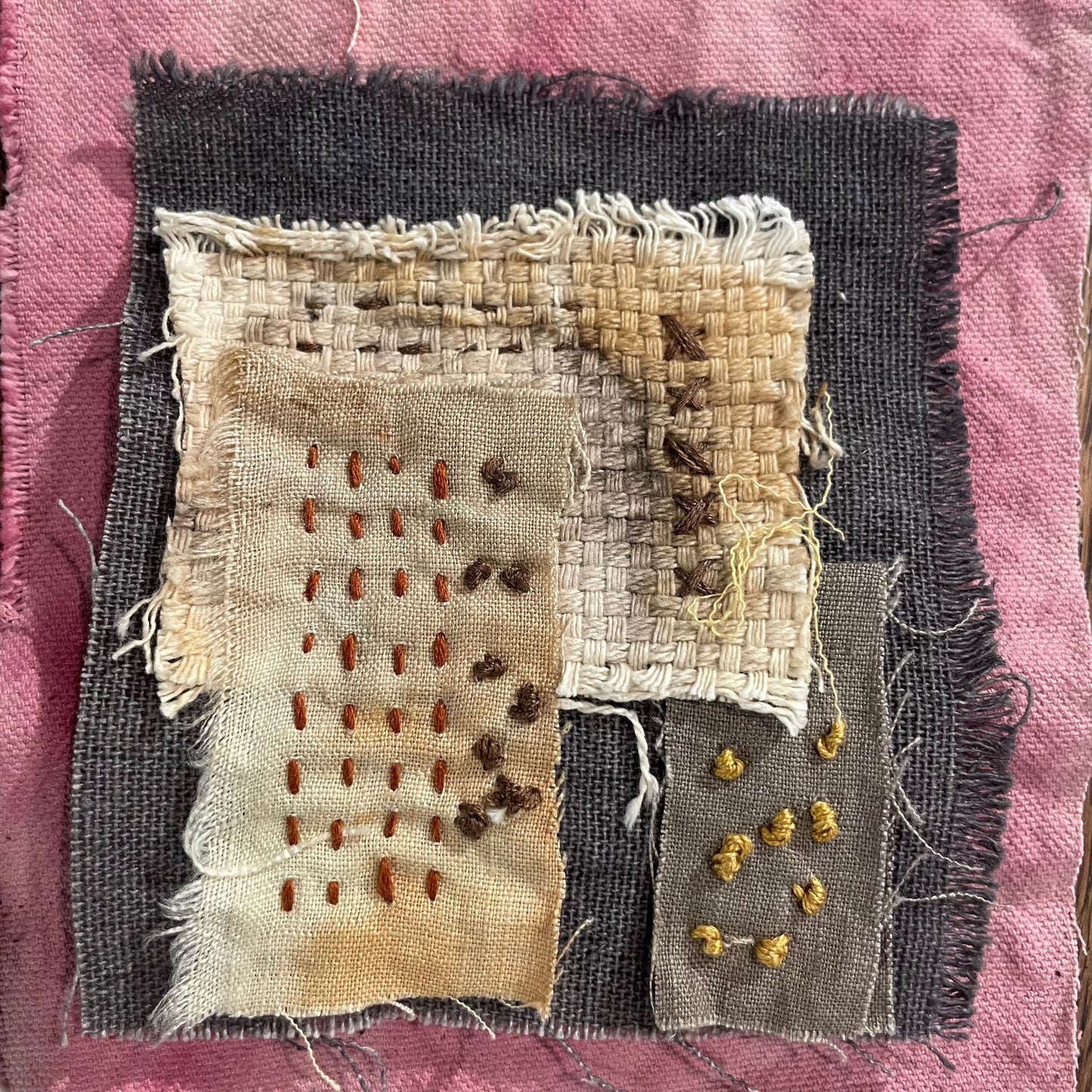 January 11 Sunday Slow Stitch + Natural Dyes