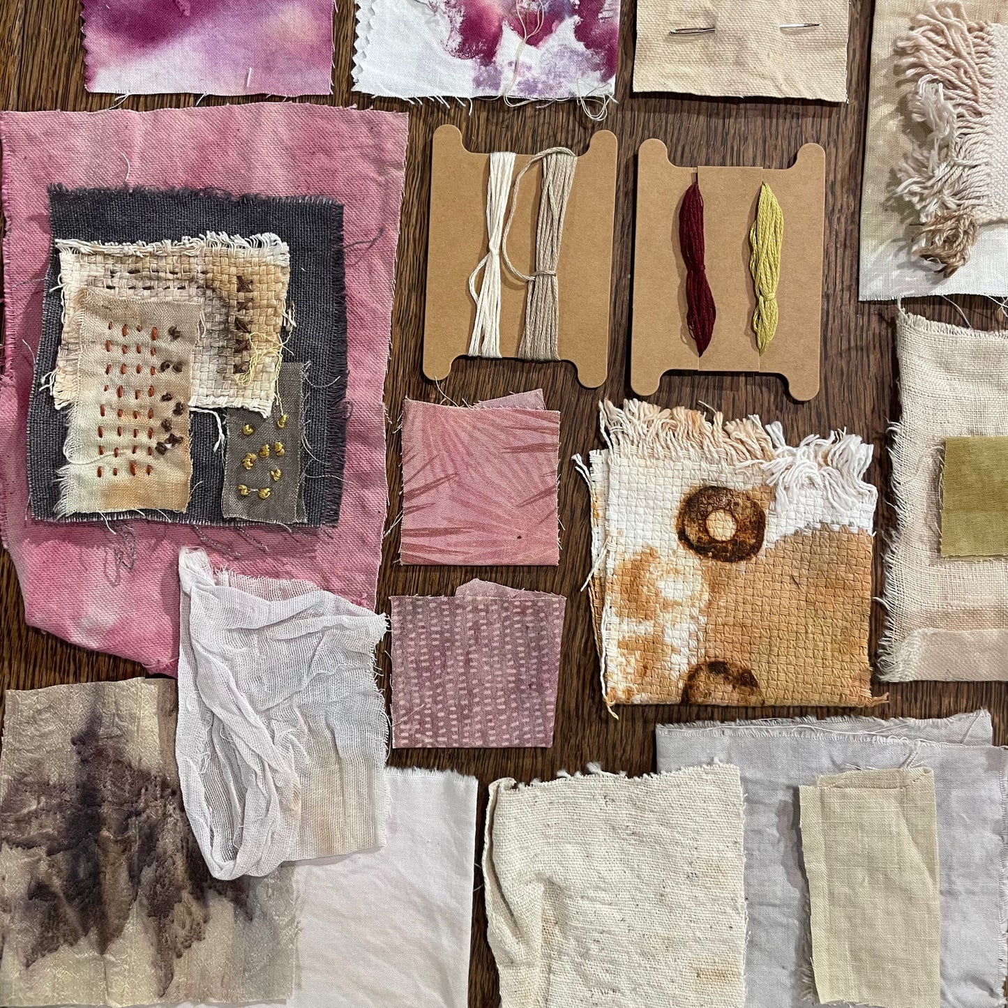 January 11 Sunday Slow Stitch + Natural Dyes
