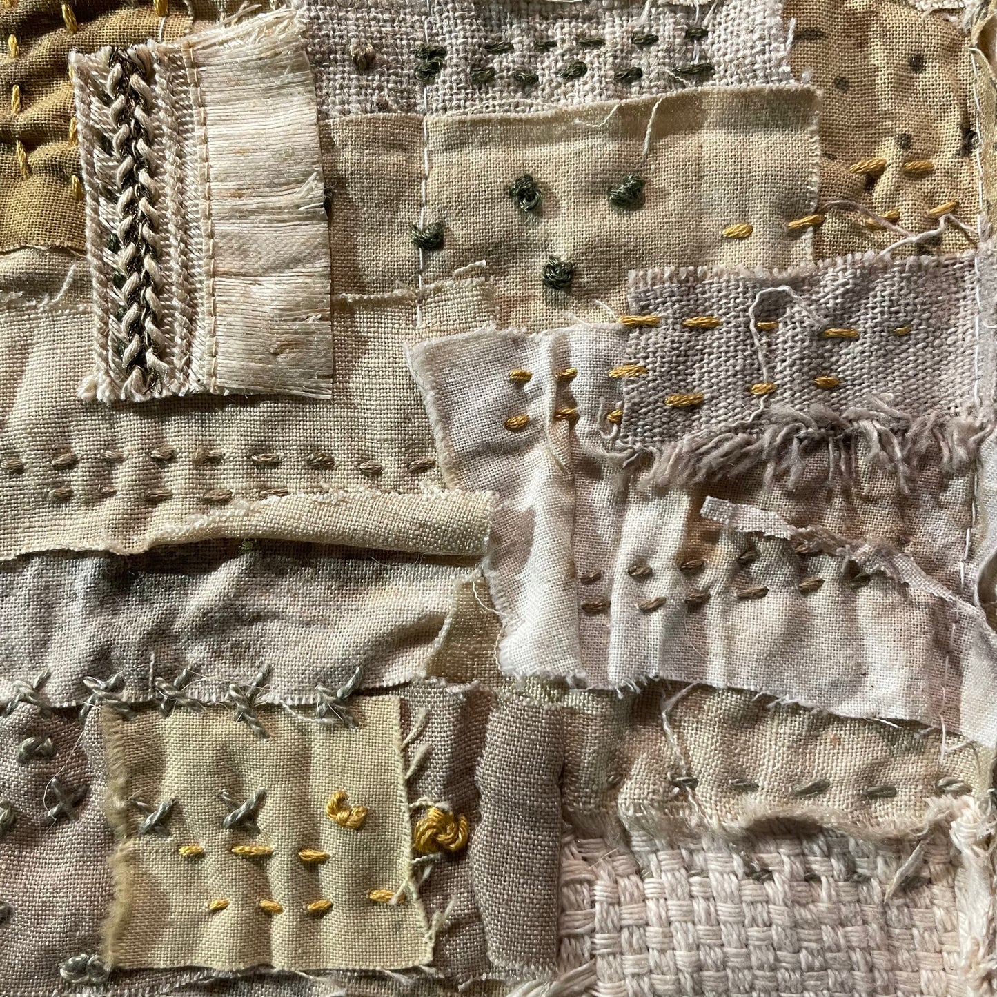 January 11 Sunday Slow Stitch + Natural Dyes
