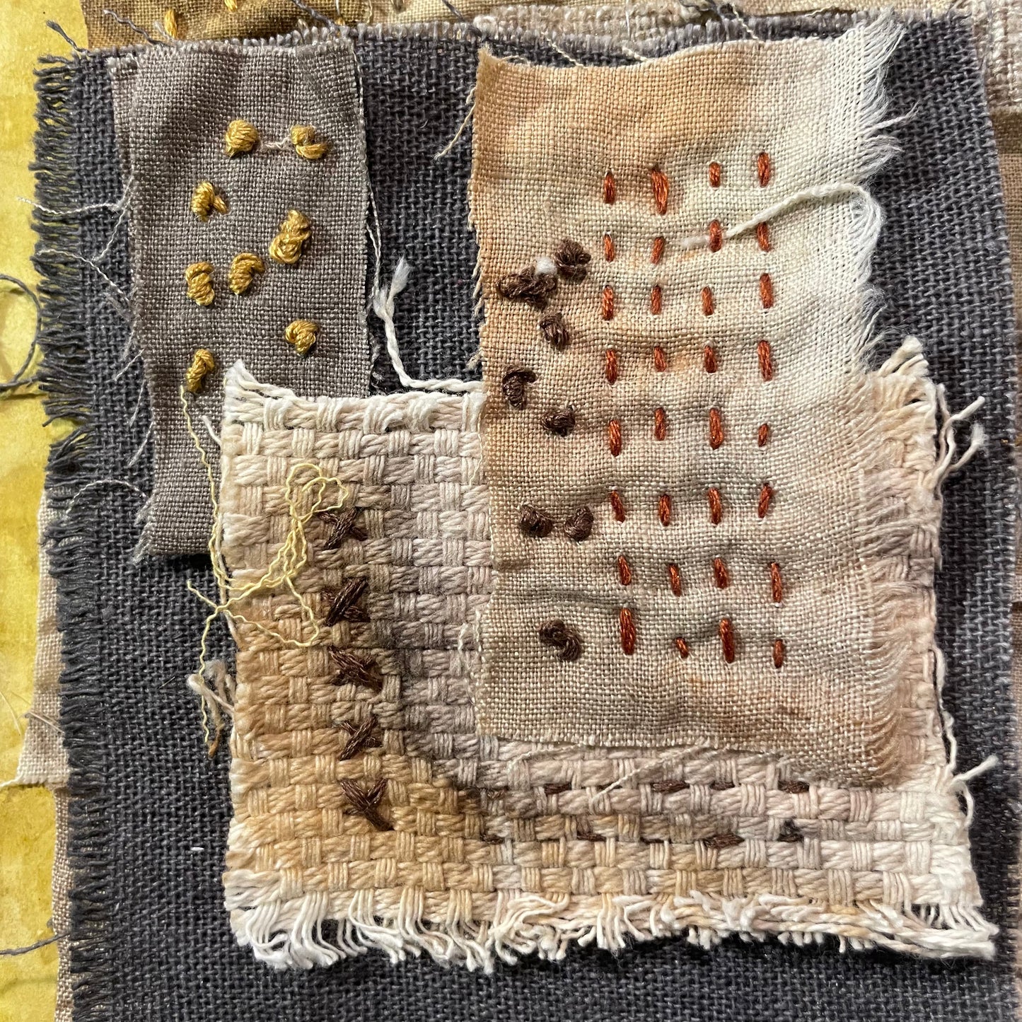 January 11 Sunday Slow Stitch + Natural Dyes