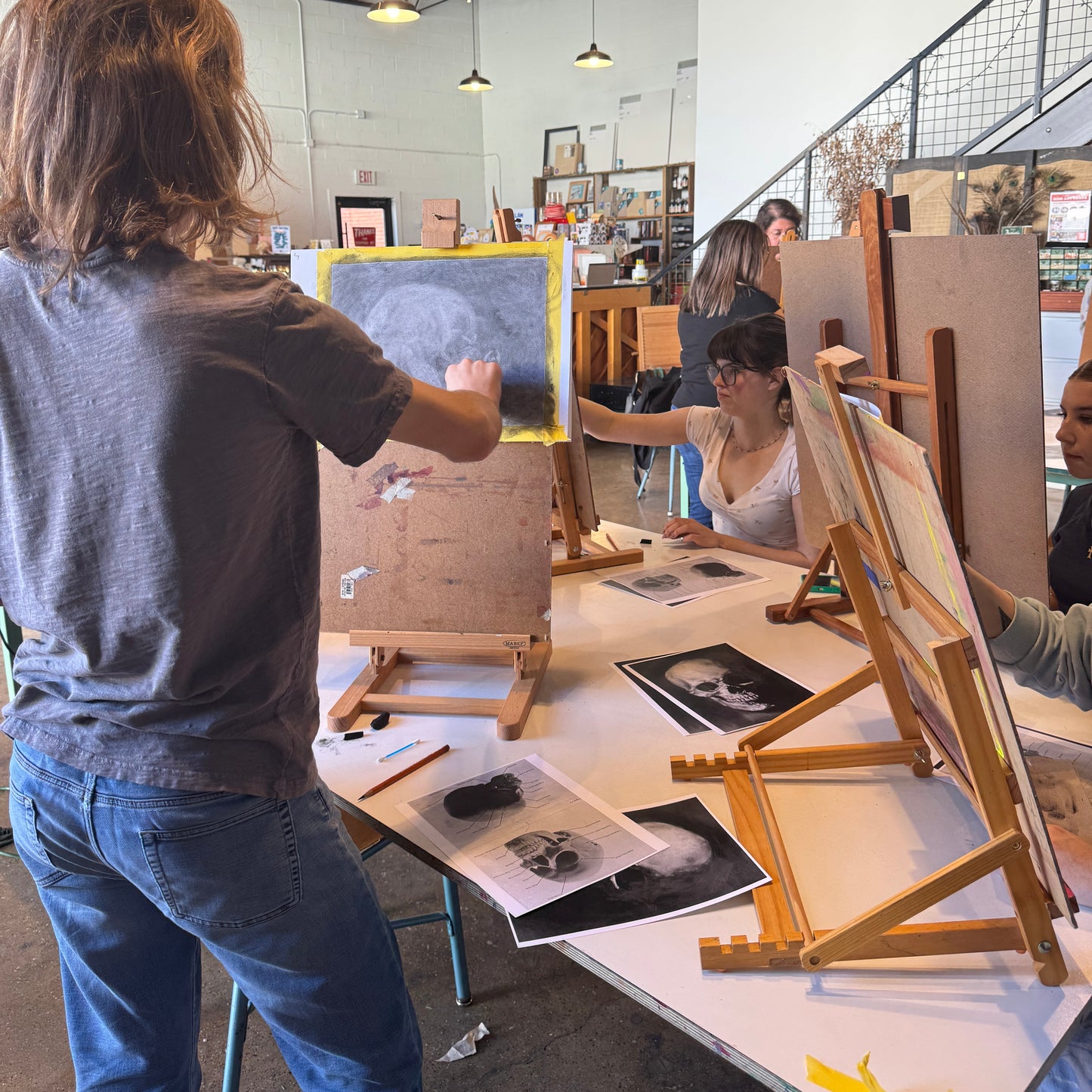 Teen Portfolio Series: Advanced Charcoal Drawing & Oil Painting