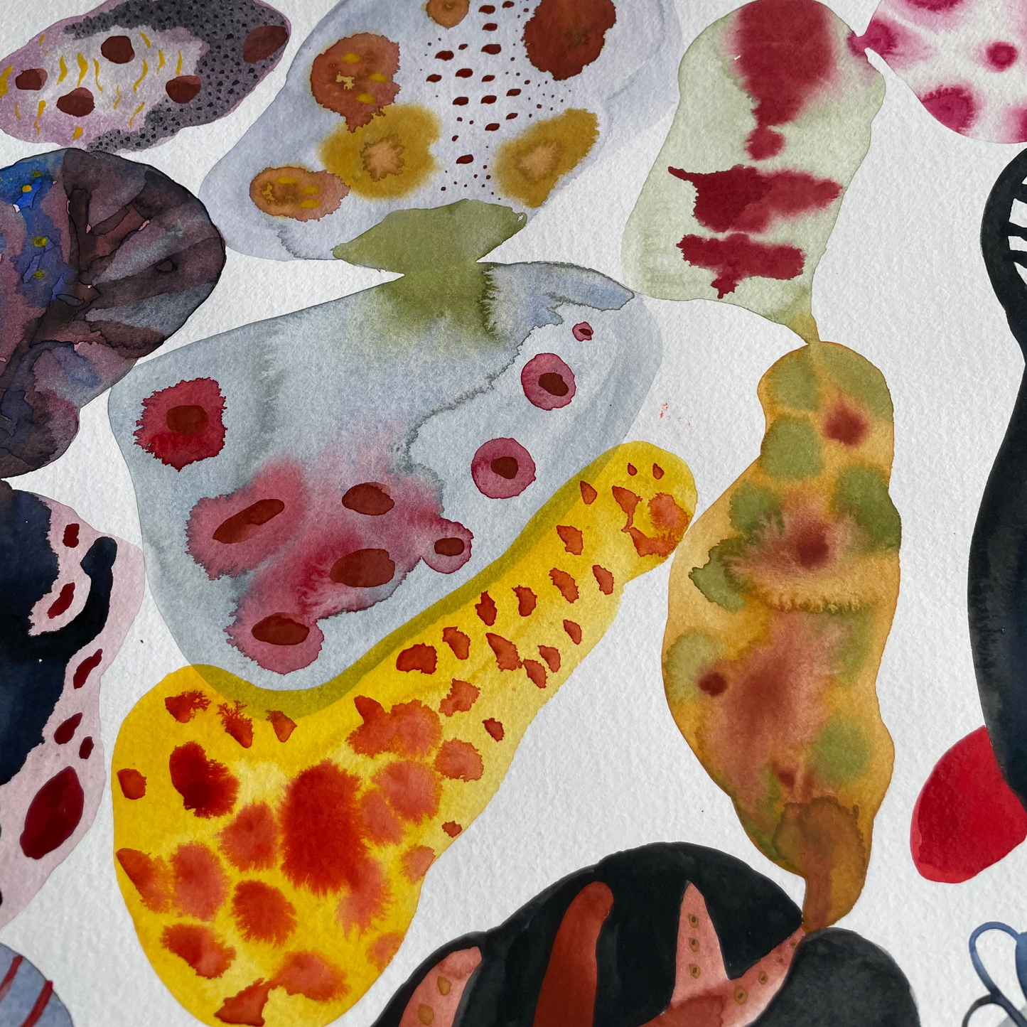 Oct 18 Watercolor: Abstraction