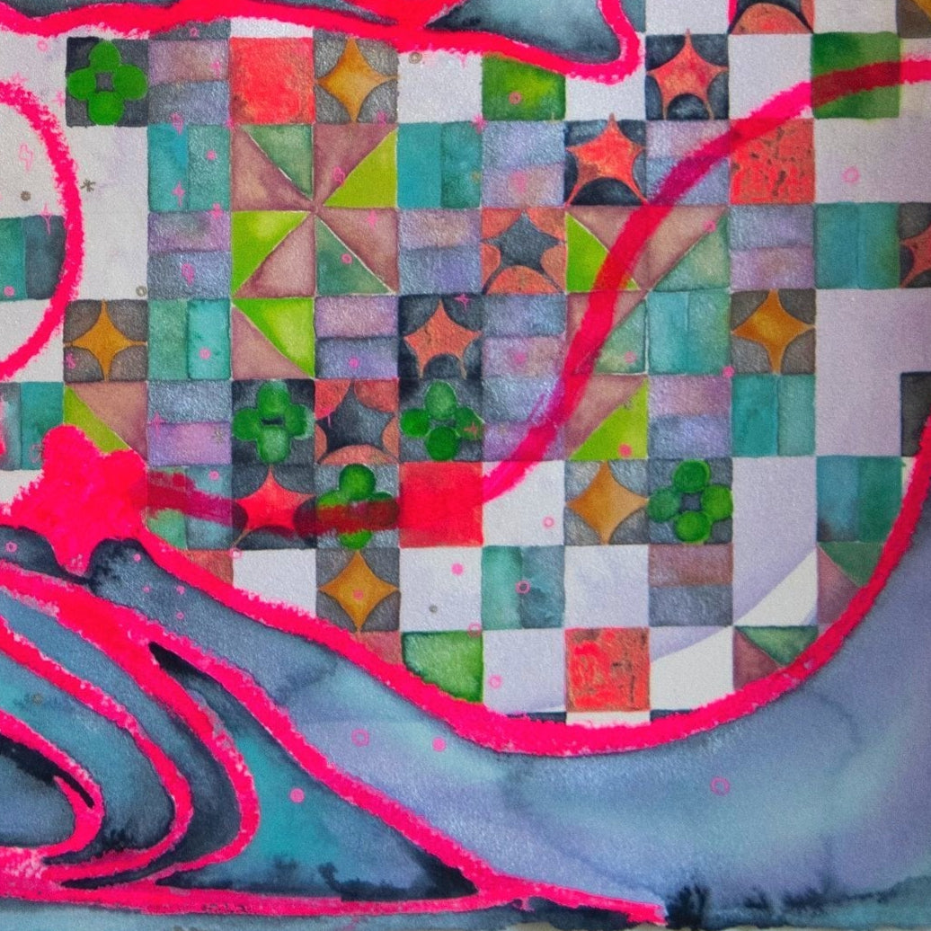 October 12 Watercolor Tetris!