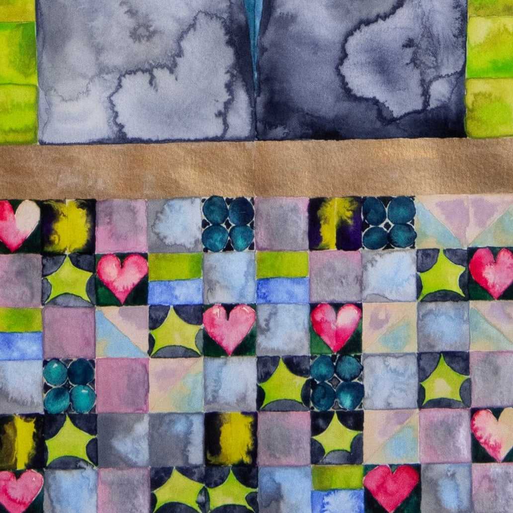 October 12 Watercolor Tetris!