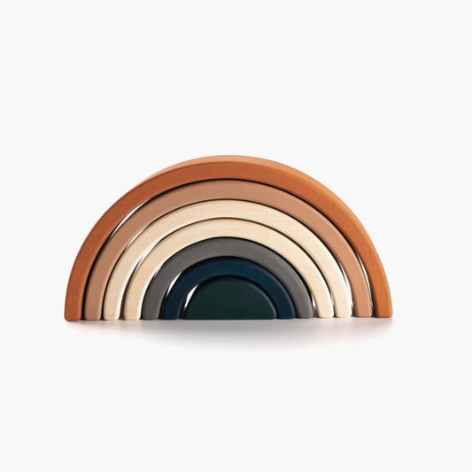 Wooden Rainbow Arch Stacking Toy