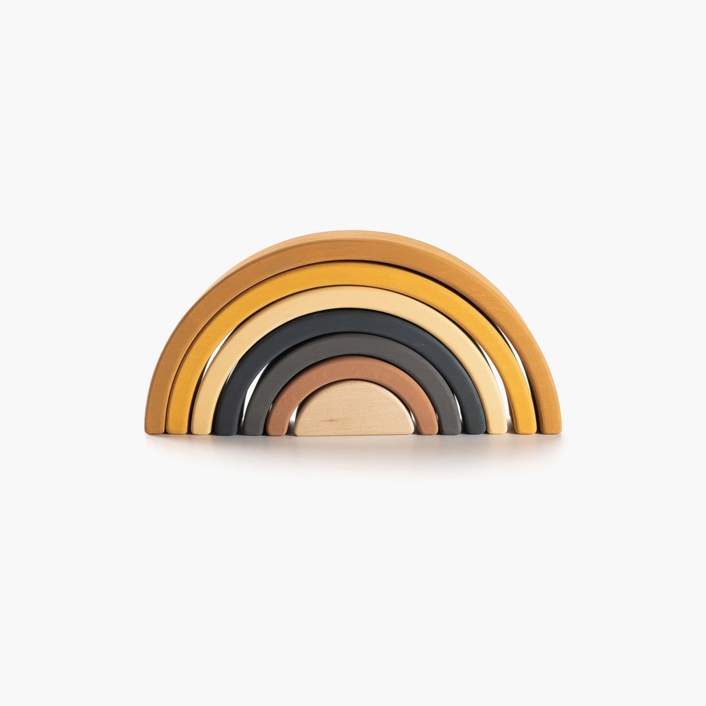 Wooden Rainbow Arch Stacking Toy