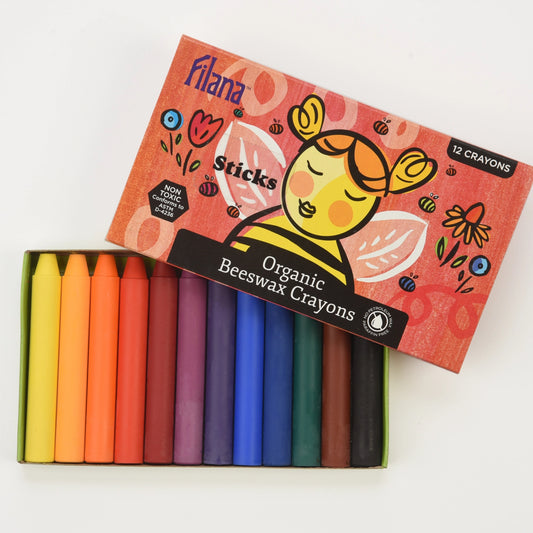 FILANA Organic Beeswax Crayons | Stick Sets