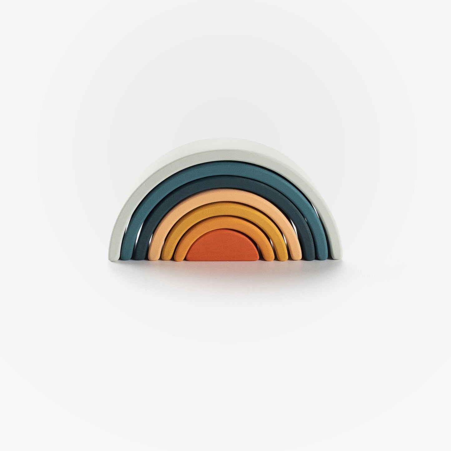 Mini Wooden Rainbow Arch Stacking Toy