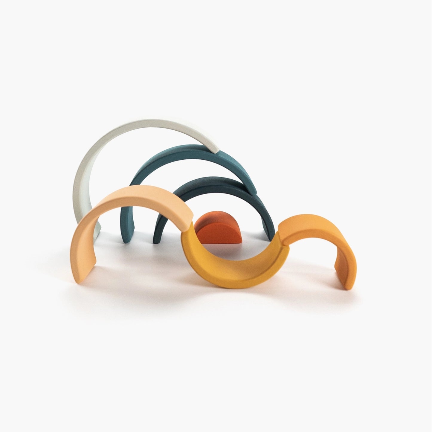 Mini Wooden Rainbow Arch Stacking Toy