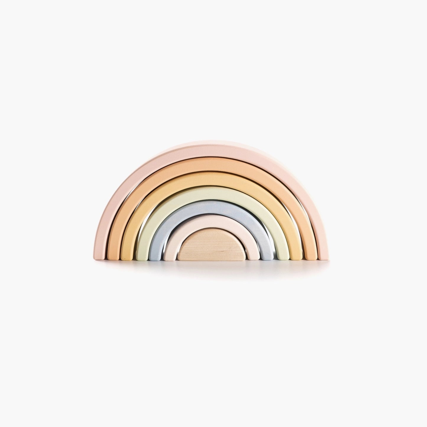 Wooden Rainbow Arch Stacking Toy