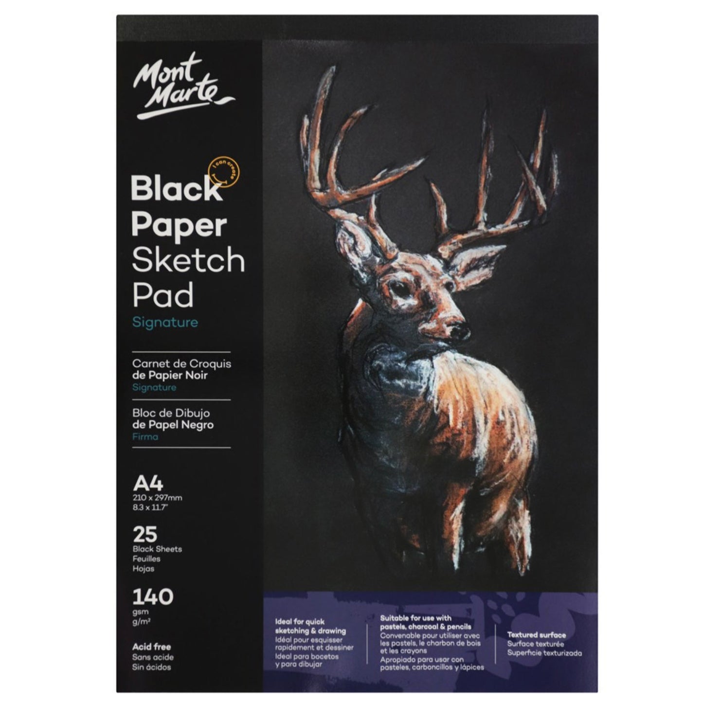 Mont Marte Signature Black Paper Pad