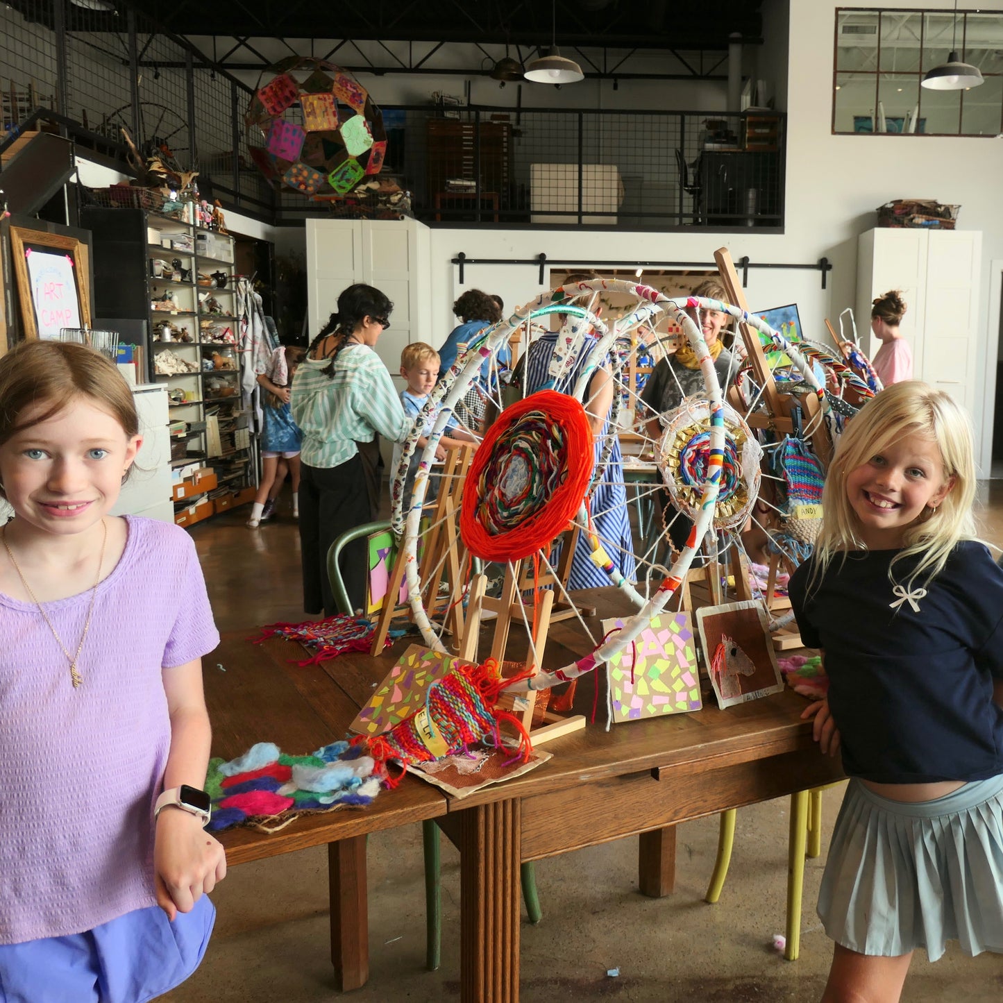 Nov 25 Spider Web Loom AM Camp