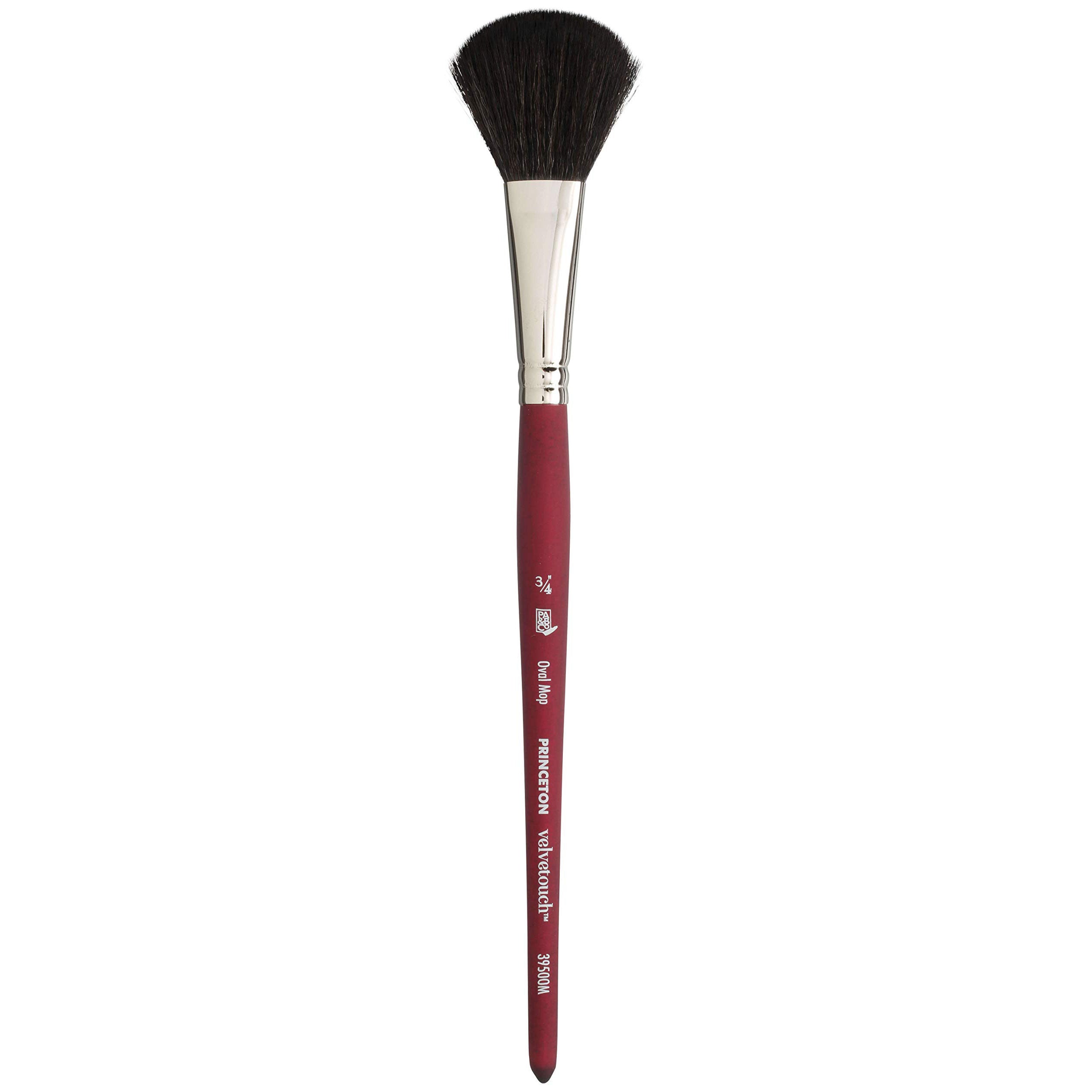 Princeton Velvetouch Liner Brush, Long Handle, Size 2 - Professional Artist  Brushes for Mixed Media, Acrylic, Oil Red
