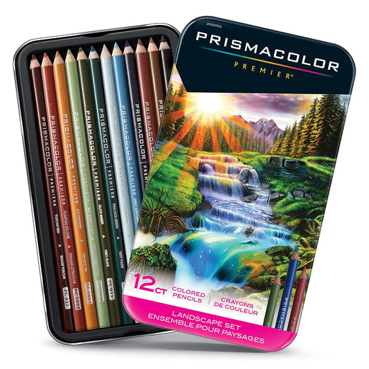Prismacolor Premier Colored Pencils - 12 Set, Landscape