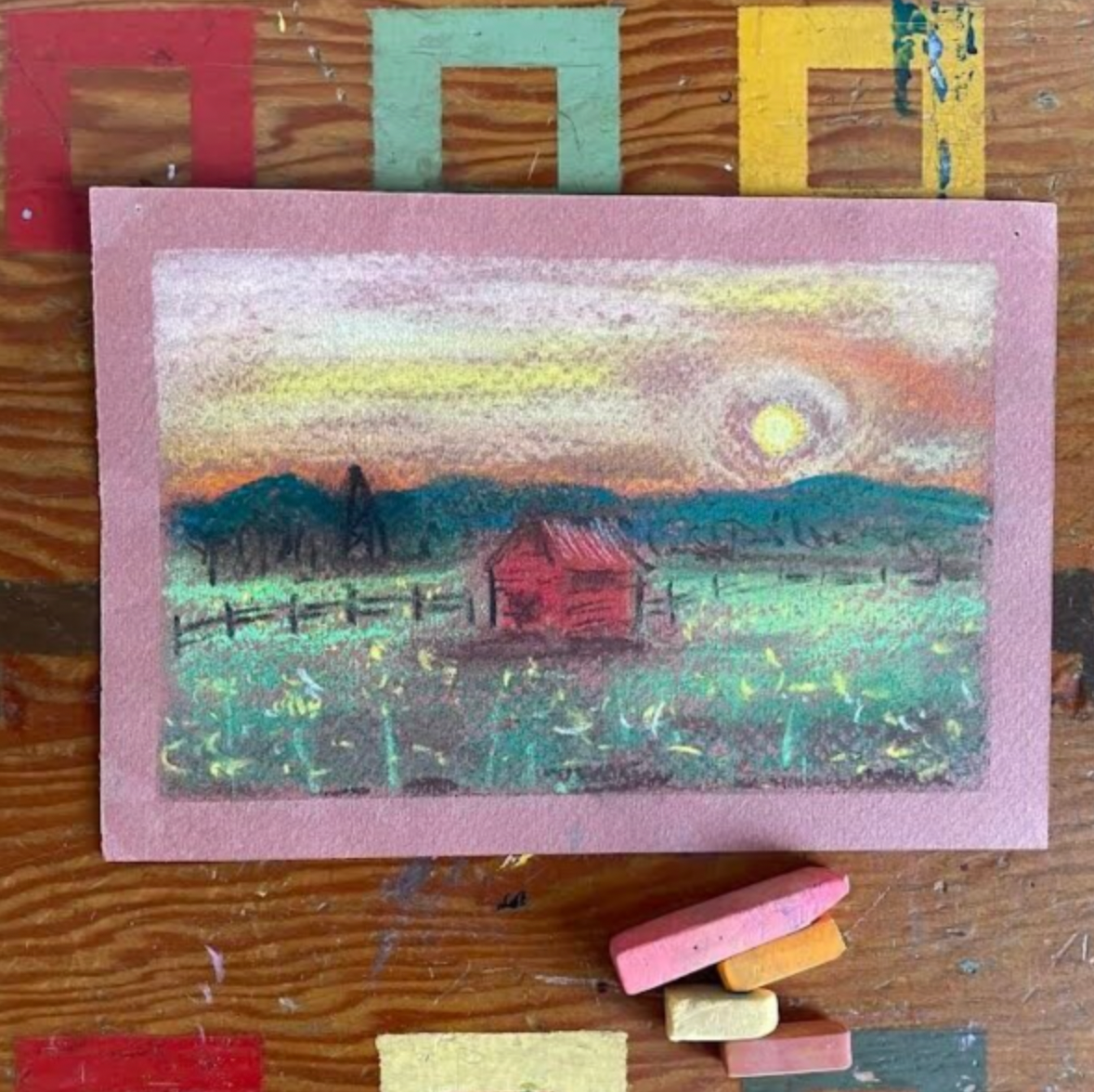 November 21 Pastoral Pastel Morning Camp