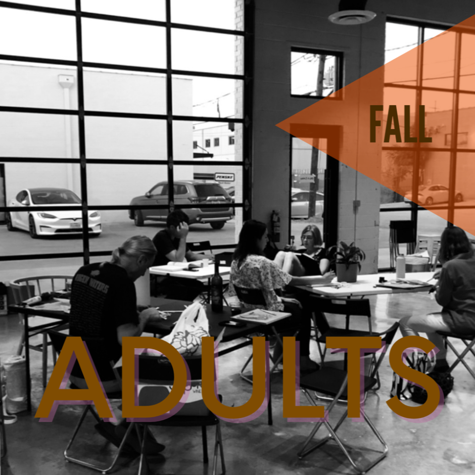 FALL Semester Adult Weekly Art Class