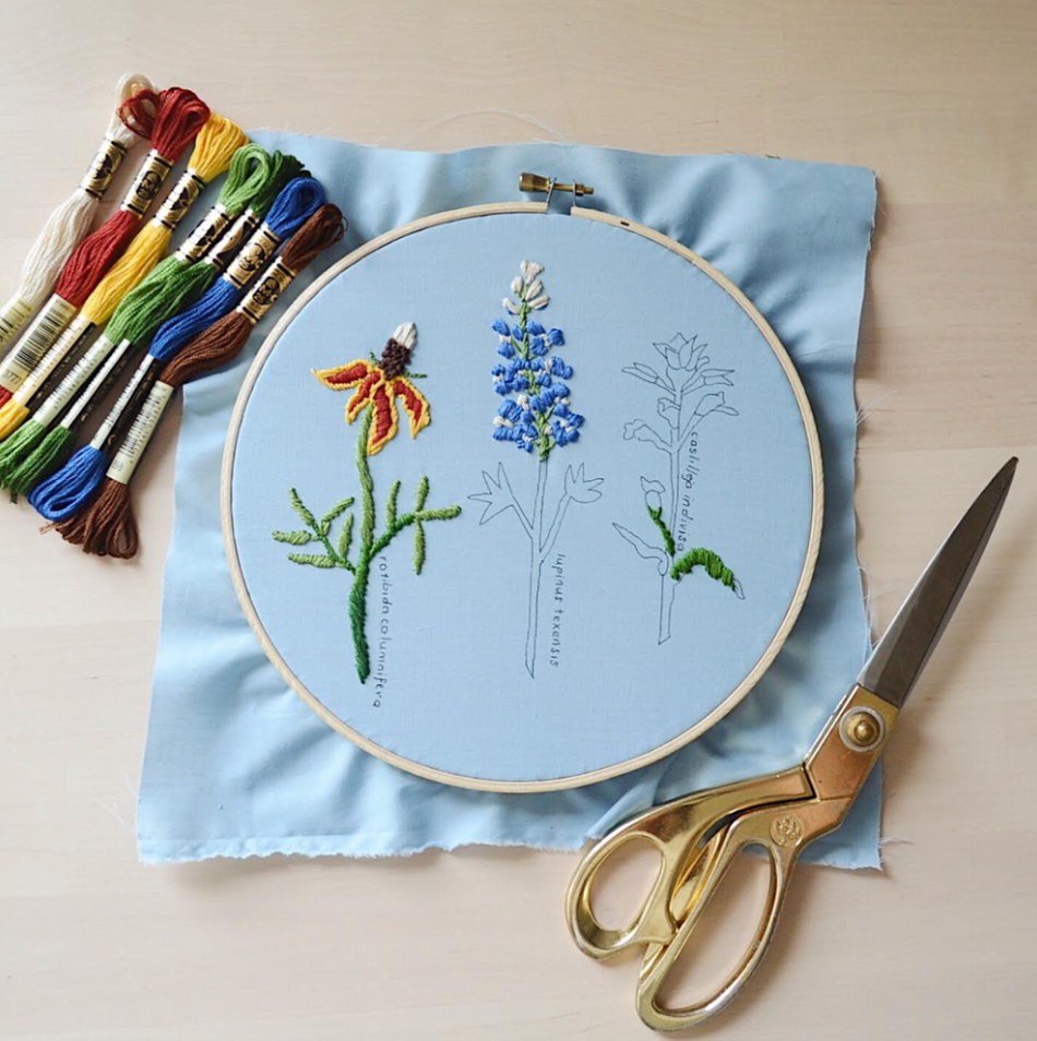 April 27 Stitching Texas Wildflowers