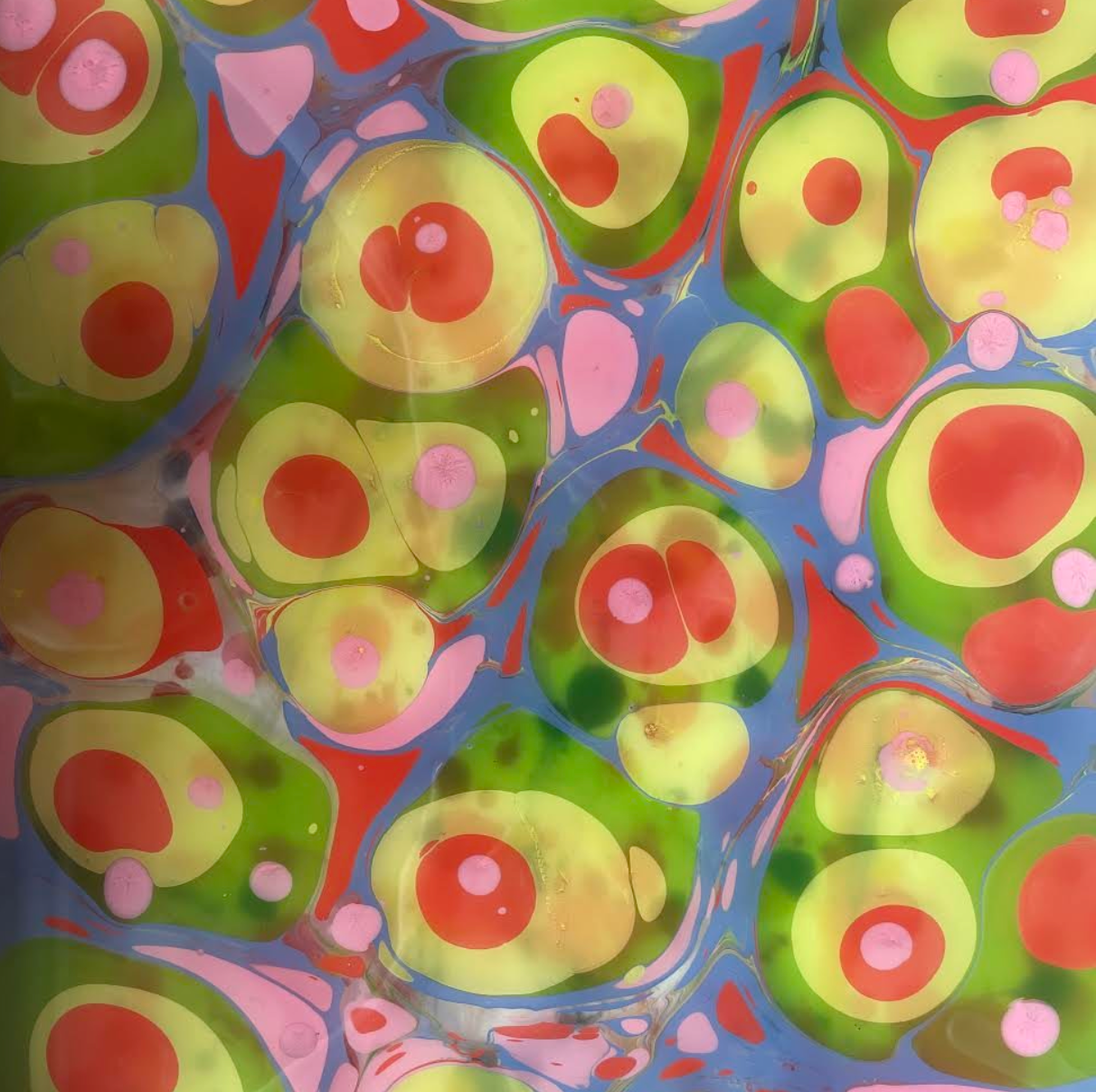 April 20, 2025 Paper Marbling