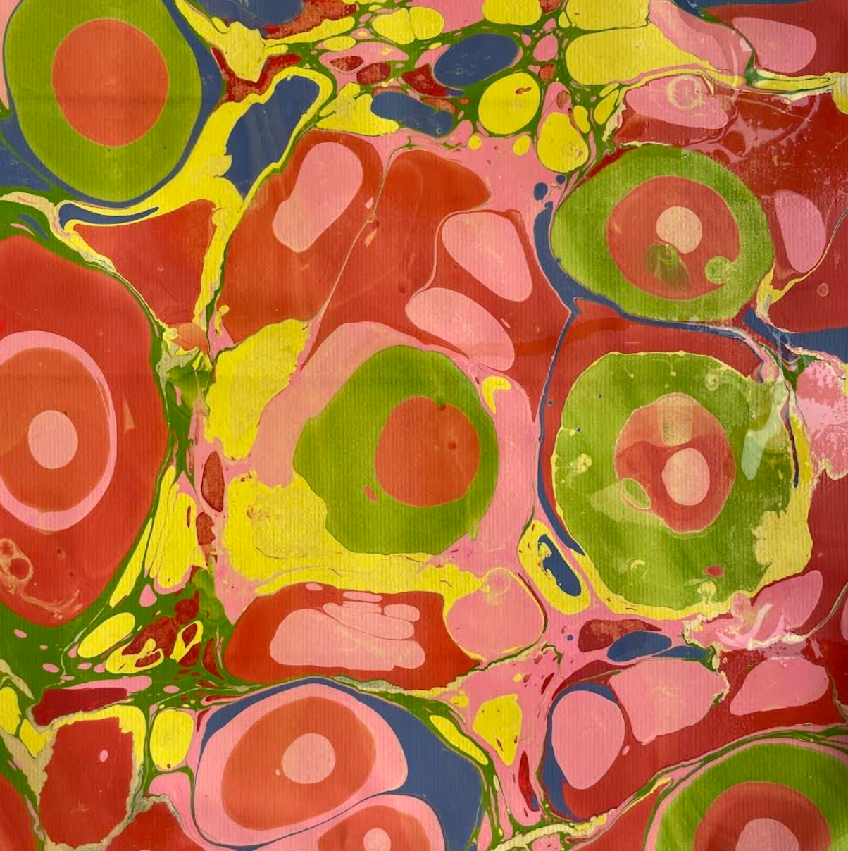 April 20, 2025 Paper Marbling