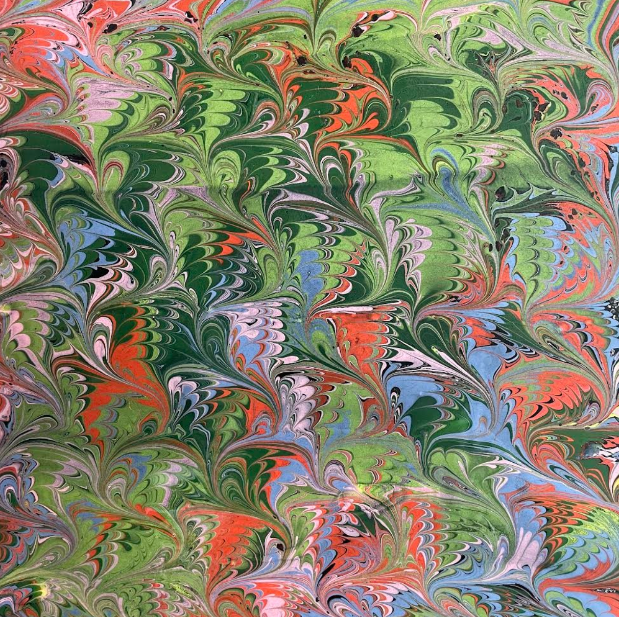 Nov 16 Paper Marbling
