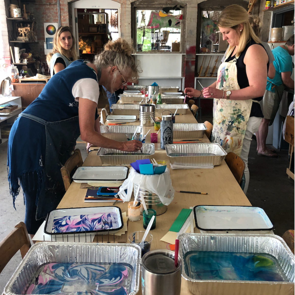 Nov 16 Paper Marbling