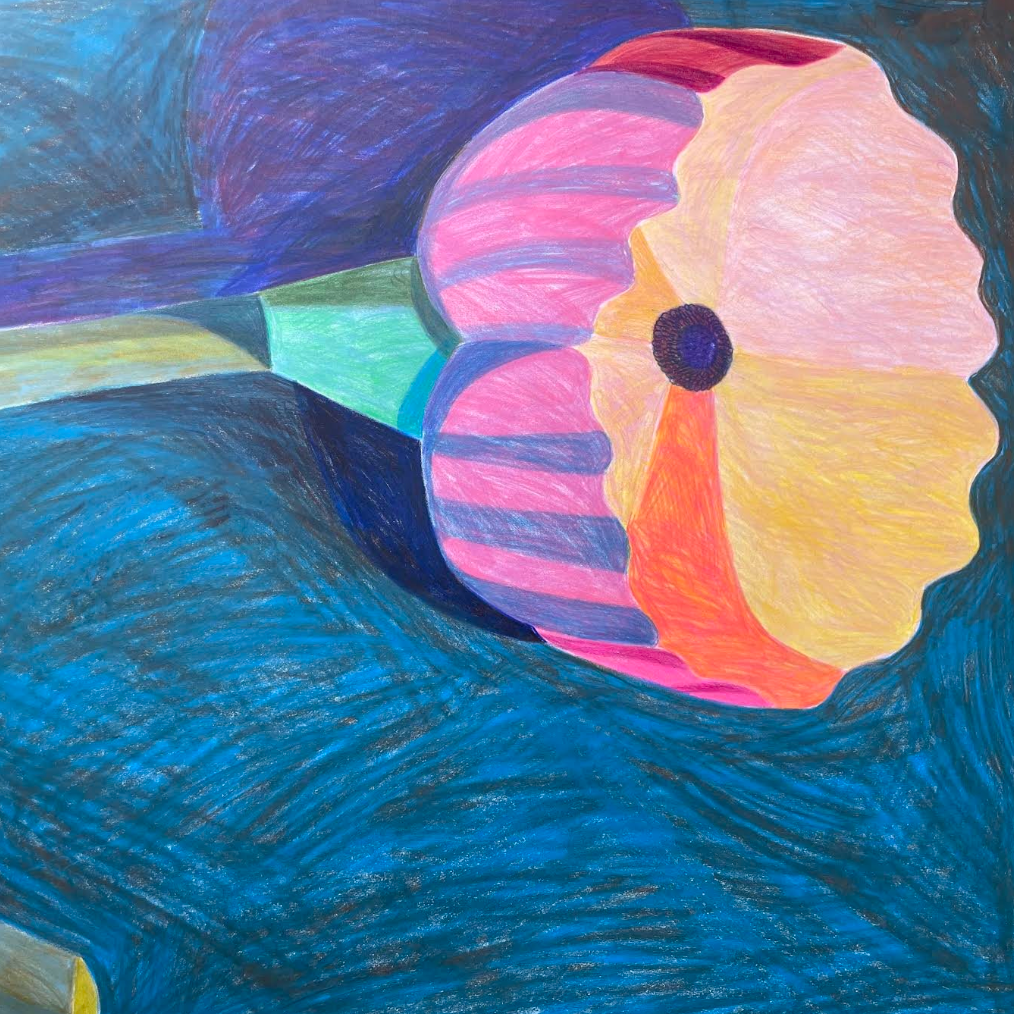 Sept 16 Drawing with Prismacolor Pencil