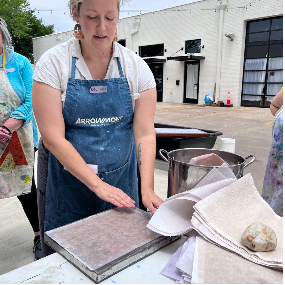 November 4 + 5 Handmade Paper Casting