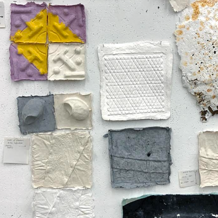 June 8 + 9 Painting with Paper Pulp